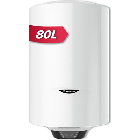 Chauffe-eau électrique, Ariston Pro 1 Eco, 80 litres Vertical mural - 15% d'Économie d'Énergie