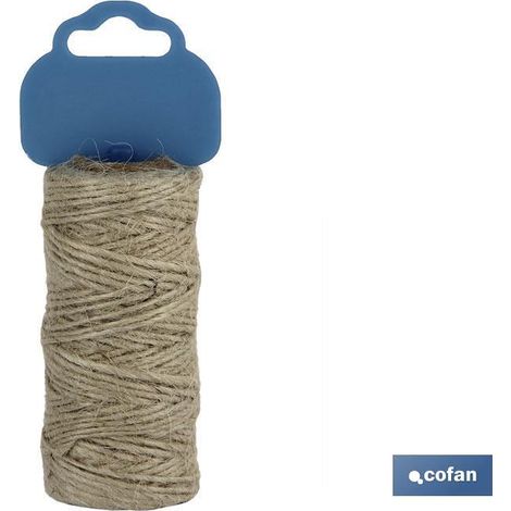 Bobina Hilo Yute Nº2 1,5mm 50g Natural