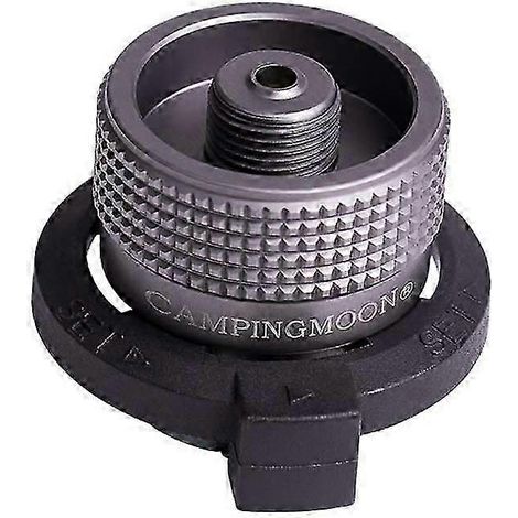 Adaptateur de conversion verrouillable, pour bouteille à embout/cartouche de gaz butane/bouteille de gaz à visser/bouteille à valve Lindal (Z11) (1/5)