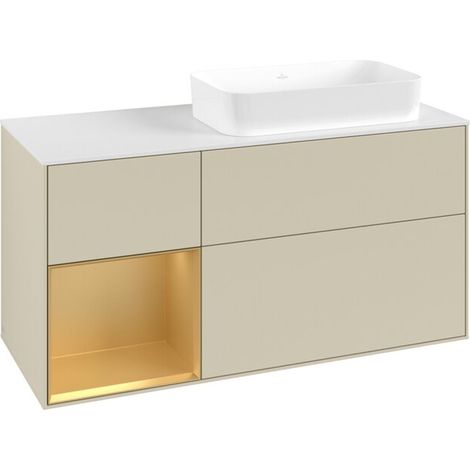 Villeroy & Boch F681HFHJ Meuble sous-lavabo Finion F68 (1/3)