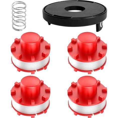 Spools for Einhell lawn mowers, 8 spools, 2 caps and 2 springs (1/5)