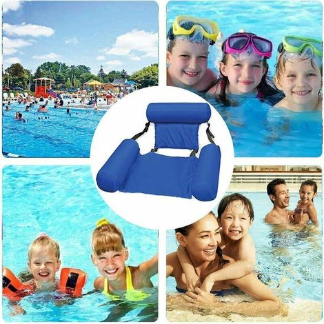 VURAHOME - Fauteuil Piscine, Fauteuil Gonflable Piscine, Fauteuil Piscine Gonflable Adulte, Bouee Piscine, Hamac Gonflable, Matelas Piscine, Hamac Piscine, Hamac Gonflable, Piscine Enfant,Hamac Gonfla (1/5)