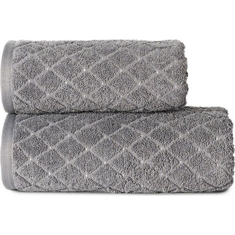Oliwier - Toalla de rizo - 50x90 cm - gris oscuro (1/3)