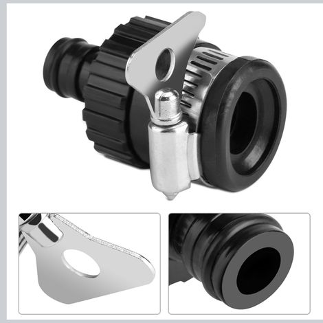 Connettore universale per rubinetto, adattatore per tubo da giardino, connettore per tubo per giardinaggio e lavaggio auto.