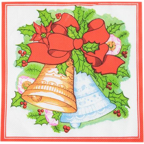Serviettes de table Étoile de Noël, 60 serviettes « Joyeux Noël », décorations de fête de Noël, serviettes en papier jetables, Joyeux Noël, articles de fête pour un dîner de Noël ou de fêtes d'hiver (1/5)