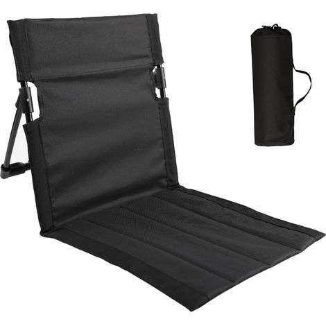 Chaise de plage et de camping pliable et légère avec dossier pour extérieur pique nique et activités de plein air (1/5)