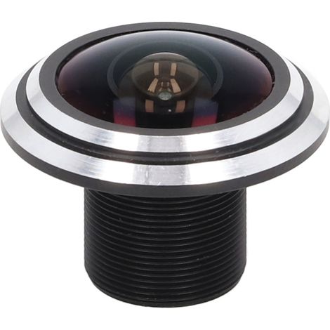 Lente ojo de pez de 5 MP para CCTV de alta definición, distancia focal fija de 1,8 mm, aleación de aluminio. (1/5)