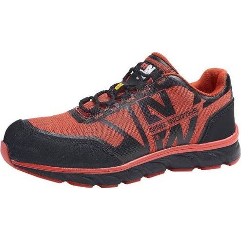 Chaussures de Sécurité Basses Justin - Taille 48 - Terracotta - Résistant et Confortable - D-Work