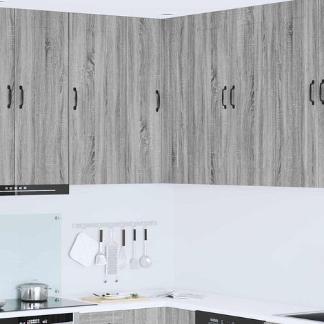 vidaXL Pannello lavastoviglie Kalmar Grigio Sonoma 57 x 57 x 100 cm