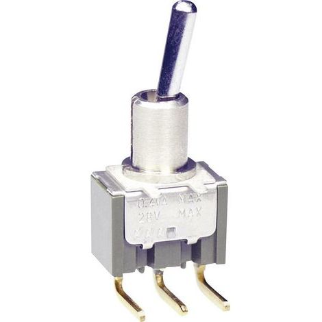 Interrupteur à levier 1 x On/Off/On NKK Switches M2013SS2G30 28 V DC/AC 0.1 A permanent/0/permanent 1 pc(s) (1/2)