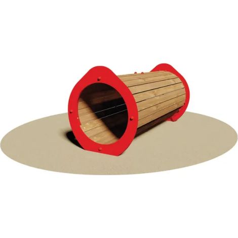 Tunnel Gallery 818 Giochipark legno e acciaio EN 1176 2-8 anni 208x91x102h