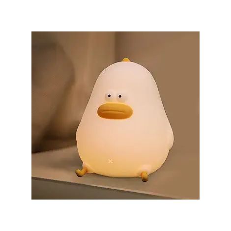 Veilleuse rechargeable en forme de toast - Jaune, luminosité réglable, veilleuse pour enfants, veilleuse de chevet (1/4)