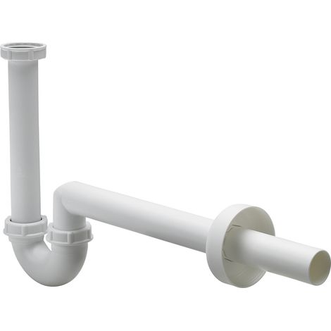 Röhrengeruchverschluss 5536 in G1 1/4 x 32mm Kunststoff weiss (1/4)