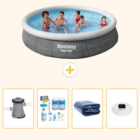 Bestway Bestway Fast Set Ronde - 366x76 cm - 5-pièces S228 (1/5)