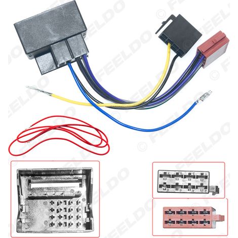 Power cable and wiring harness for upgrading the ISO audio system in Volkswagen/Audi/Skoda/SEAT vehicles (1/5)