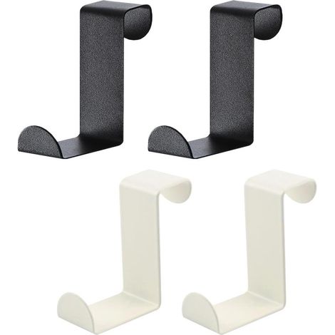 4er Set Türhaken aus Edelstahl, Aufbewahrung Küche, Bad und Büro, für Geschirrtuch, Handtuch und Kleidung (1/5)
