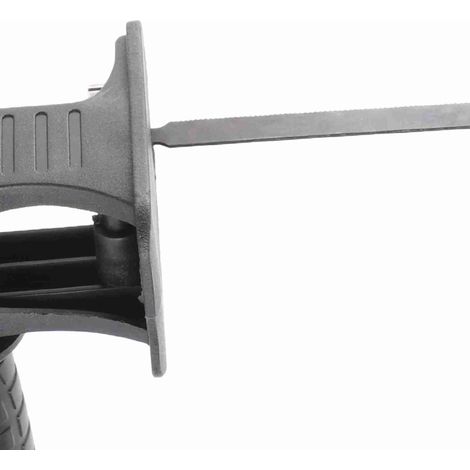 Adaptateur scie sauteuse pour perceuse, accessoire coupe bois métal plastique, poignée amovible, 3 lames, prof. 65mm (1/5)