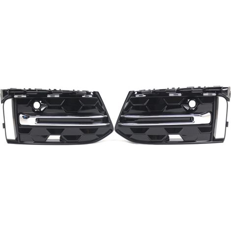 Pièces de modification pour les feux antibrouillard avant, le pare-chocs et la calandre des modèles Audi A6 et A6L Sport (2023-2025). (1/3)