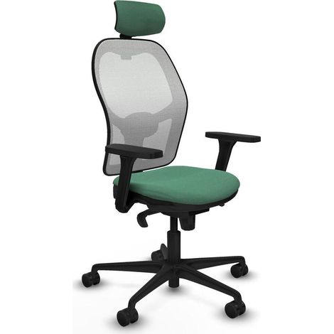 Piqueras et Crespo 3D036N2 Silla de oficina verde esmeralda (1/3)