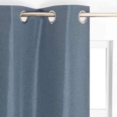 AUTRE rideau thermique, bleu chambray, L 135 x H 240 cm (1/3)