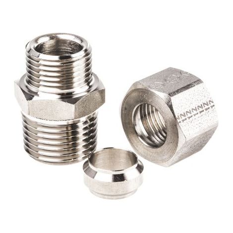 Manchon Droit Legris BSP Mâle 1/2pouce ( Prix pour 1 )