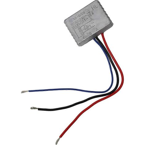 Interrupteur de démarrage progressif en plastique et métal, module limiteur de courant de démarrage progressif pour meuleuse d'angle, accessoires pour outils électriques 250 V à 16 A (1/5)