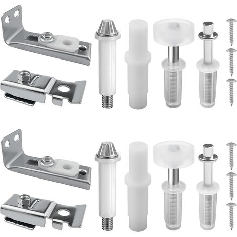 Kit de réparation de porte à deux volets, quincaillerie de rechange pour porte pliante avec pivot de 9,5 mm (1/5)