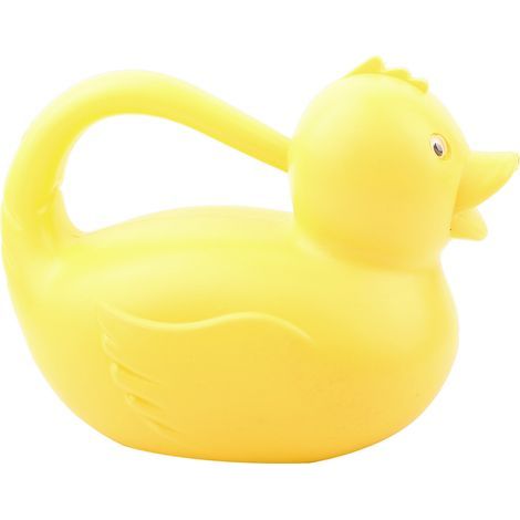 Arrosoir en plastique pour enfants, 1200ml, dessin animé, Animal, jouet de plage, jardinage, pot d'arrosage, canard jaune (1/5)
