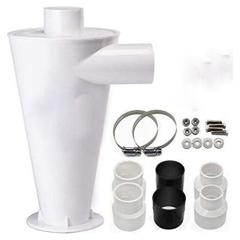 Collettore di polveri ciclonico, filtro separatore per aspirapolvere, kit di accessori per collettore di polveri ciclonico, filtro ciclonico per aspirapolvere, collettore di polveri industriale separa