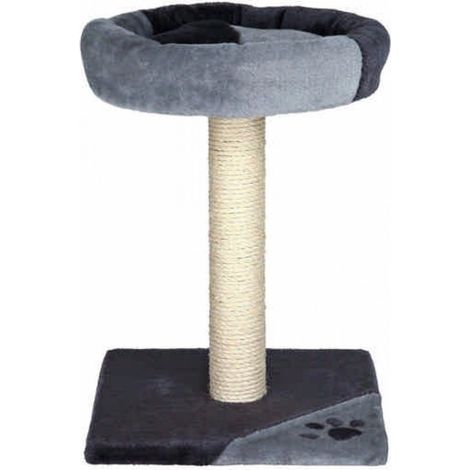 Trade Shop - Tiragraffi Con Tronchetto Cubierto De Sisal Natural Forro En Gatos Felpa -
