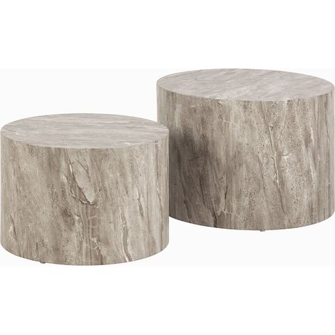 Dice Couchtisch Sätze grau.