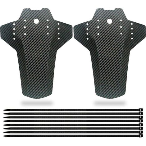 Garde-Boue Vtt - Réglable Avant Et Arrière - Compatible Tous Vélos Tout-Terrain - Épaisseur 0 8 Mm - Polypropylène - 1 Pièce (1/5)