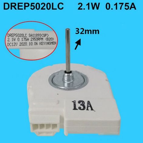 Moteur de Ventilateur DC DREP5020LC pour Réfrigérateur Double Porte Samsung (1/3)
