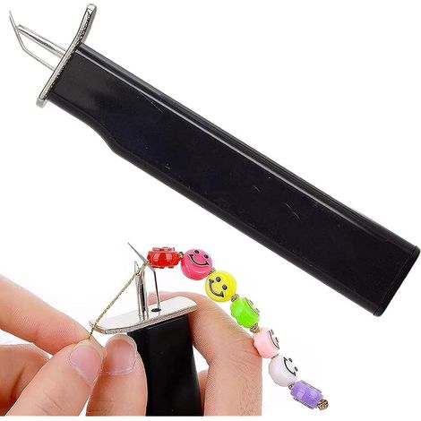 Outil de nœud de perles, outil de nouage, outil de nouage, outil de sertissage de perles, outil pour nouer des perles de bijoux, outil de bouton de perles pour enfiler des perles (1/5)