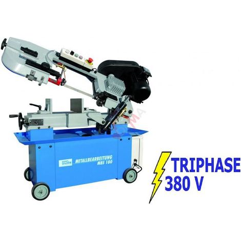 Güde – Scie à ruban pour métal – Puissance 750W – Vitesse de coupe 22/34/45/64 m/min – Lame 2362 x 19,5 x 0,8 mm