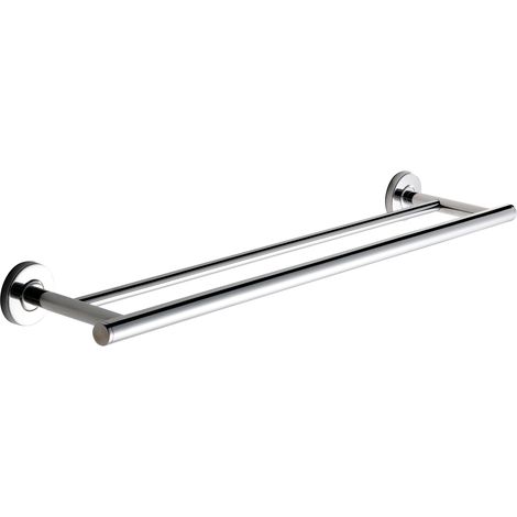 KWC AR Doppelhandtuchstange, MEDIUS,  Edelstahl, 600x54x125 mm, AP, hgl