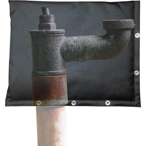 CCYKXA Rückschlagventil-Abdeckung – Wasserdichte und frostsichere Tasche, 40 x 50 cm, doppellagige Isoliertasche für Sprinkleranlagen – Für Außenpumpen, Wasserhähne, Ventile und Brunnen