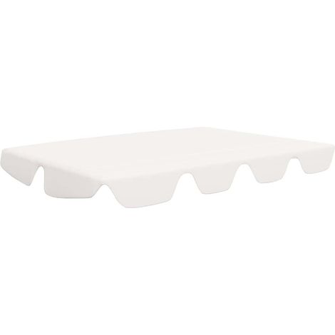 Maison Exclusive - Baldacchino per Dondolo Giardino Bianco 188/168x145/110 cm (1/5)