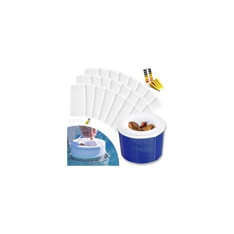 Ecleanfy-Chaussette Skimmer Piscine,26 Pièces Chaussette Filtre Piscine,Filtre Skimmer Piscine,Chaussette pour Skimmer,Prefiltre Skimmer,Filtre Chaussette Piscine,Pool Skimmer Socks (1/5)