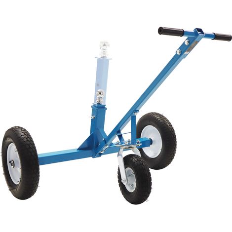 Bituxx Rangierhilfe Mover für Anhänger Trailer Hänger Rangierwagen Wohnwagen mit Stützrad & Kugelkupplung & Höhenverstellung einfaches Rangieren bis 453Kg (1/5)