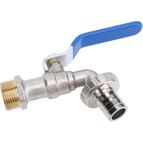 Kit robinet cuve récupérateur eau pluie laiton pro économique avec filtre 3/4 pour bac réservoir bassin jardin 6 pcs (1/5)