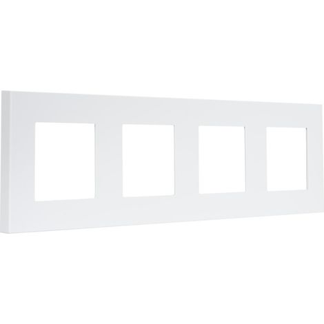 Marco PC 4 Módulos Modern Blanco para Interruptor Modern