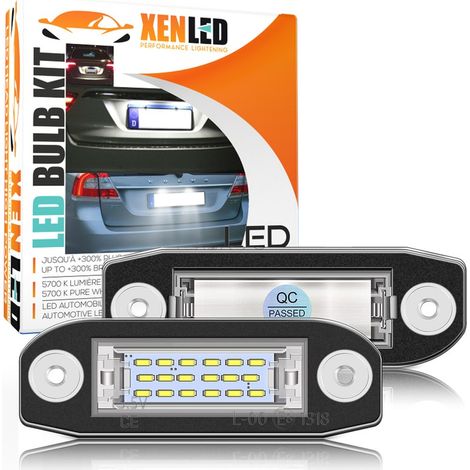 Pack modules LED éclairage plaque arrière VOLVO C30 / S40 / V50 / S60 / S80 / V70 / CX60 / CX70 / CX90 - immatriculation LED (1/5)