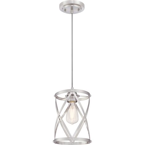 Isadora pendant light, matt nickel (1/2)