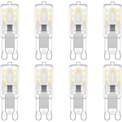 Trade Shop - Faretto 2w Led 2 Smd 3535 Attacco G9 Bianca Luz Calda 220v - (1/4)
