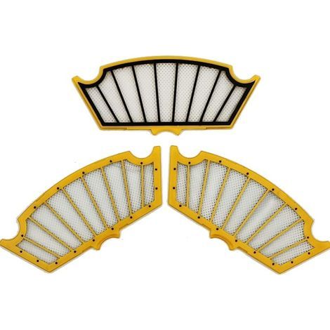 Kit 3 Filtres Kombi Compatible avec Robot 500 Aspirateur, Accessoires Rechange Robot 500 Série, Aspirateur Sans Fil Hepa (1/4)
