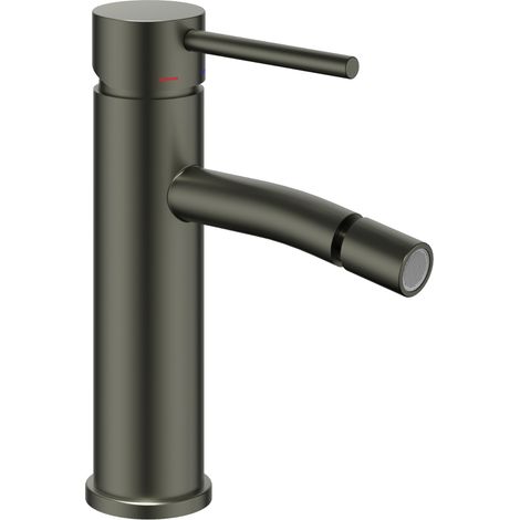 Miscelatore monocomando bidet jazz installazione rapida piletta click clack finitura- canna di fucile - confezione 1 (1/4)