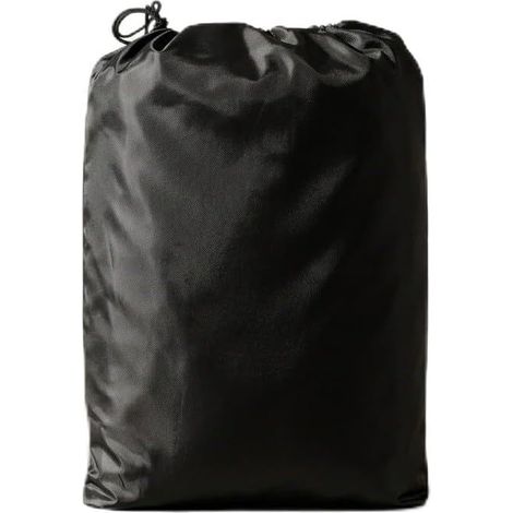Sac de rangement avec cordon de serrage en tissu Oxford imperméable et léger, Noir , 1520cm, Voyage portable Tissu Oxford imperméable, résistant à l'humidité, design léger, cordon de serrage sécurisé (1/5)