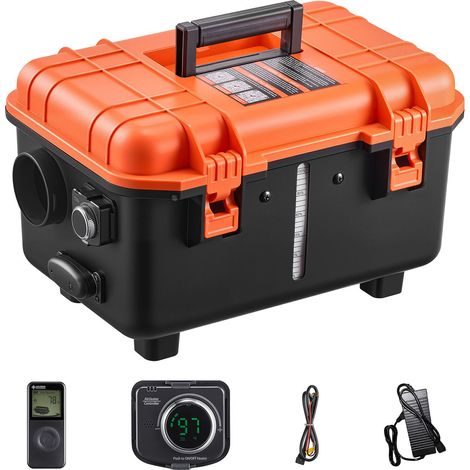 Chauffage Diesel 5-8kW 12V/24V, Portable Tout-en-Un avec Télécommande et Écran LCD, Chauffe Rapide Silencieux, Réservoir 4L pour Camions, Camping-cars et Garages (1/5)