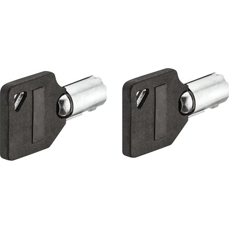 Cyclingcolors – Clé d'ouverture urgence 102 – Lot de 2 – Serrure coffre-fort passe-partout – Clef armoire pour cylindre (1/3)